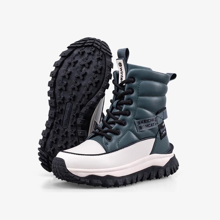 Ladies Plush Fashionable Cotton Boots Warm Thick Winter Snow Boots Anti Slip Thick Sole Comfortable Casual