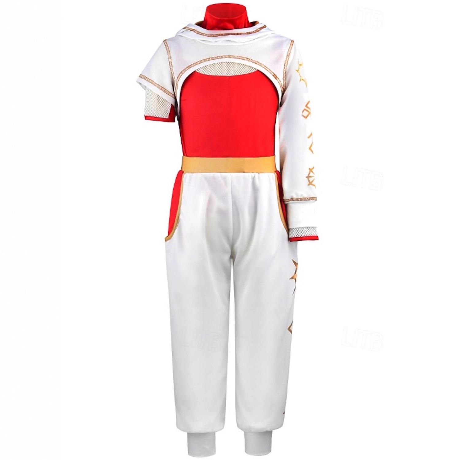 

Halloween Zombie High School Costume Set for Girls - 3-Piece Cosplay Outfit 140 cm