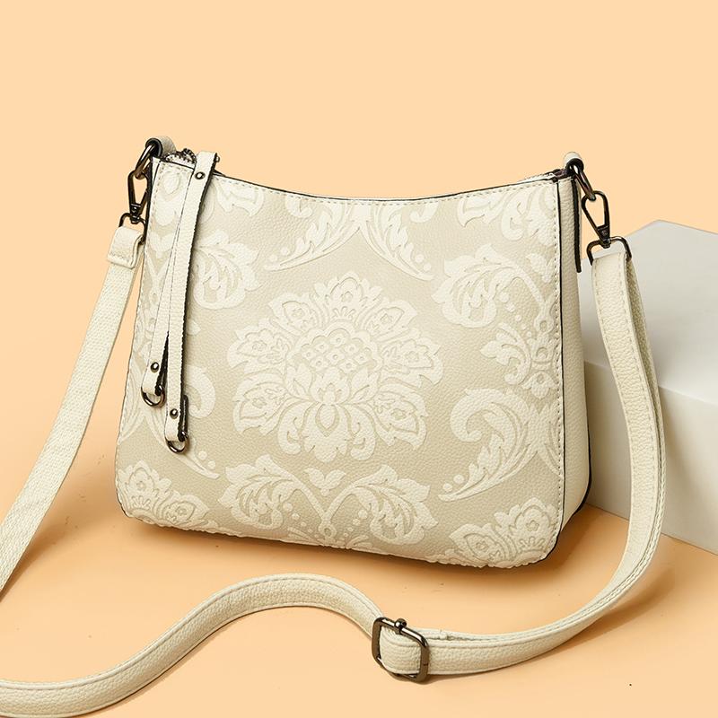 Luxury Printing Design Large Capacity Tote Bag High Quality Leather Shoulder Crossbody Bag Brand Women Bags Female Messenger Bag
