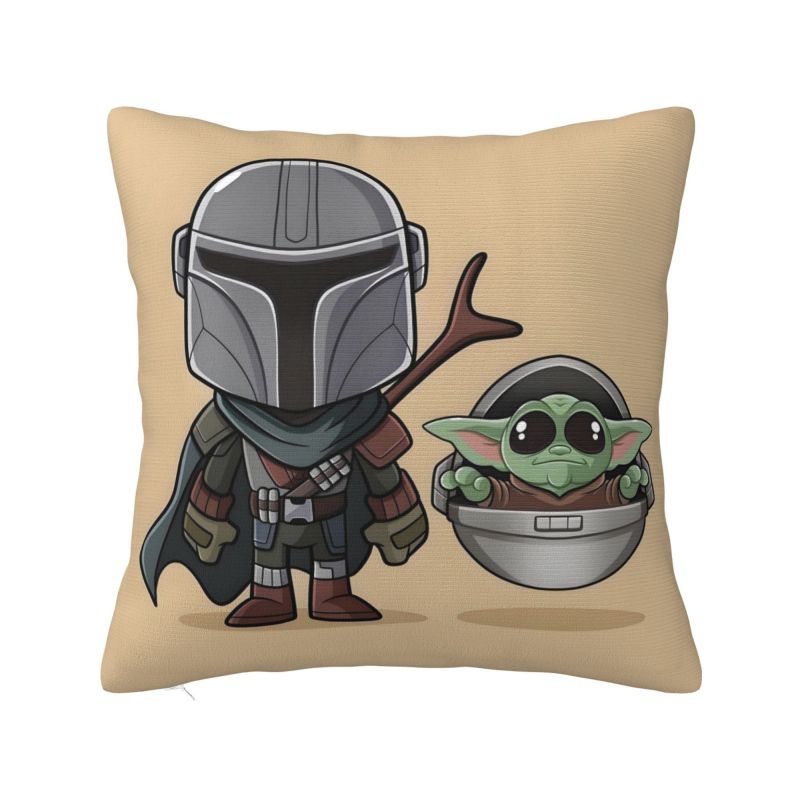 

Custom M-Mandalorianed Cushion Covers Space Television Velvet Modern Pillow 12x12Inch