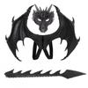 Dragon Mask Wing and Tail Kids Costume Kid Cosplay Wedding Party Halloween Christmas Costume Decoration Wing