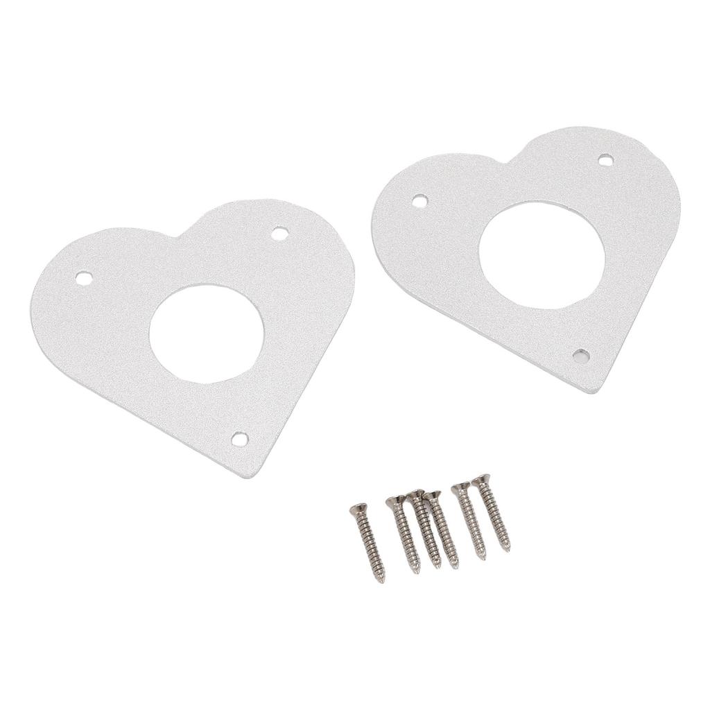 Bird House Guard Metal Portal Aluminum 28mm 32mm Diameter Hole Heart Shape Metal Bird House Guard