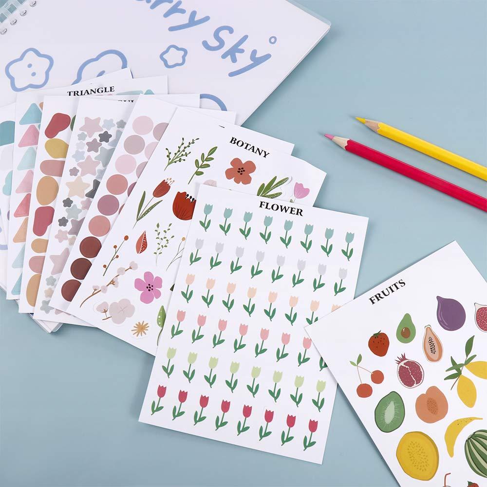 Dekoracja Naklejki Etykiety Prezentowe Naklejki Papiernicze Naklejki do Dziennika Scrapbookingu Kalkomanie Dekoracyjne