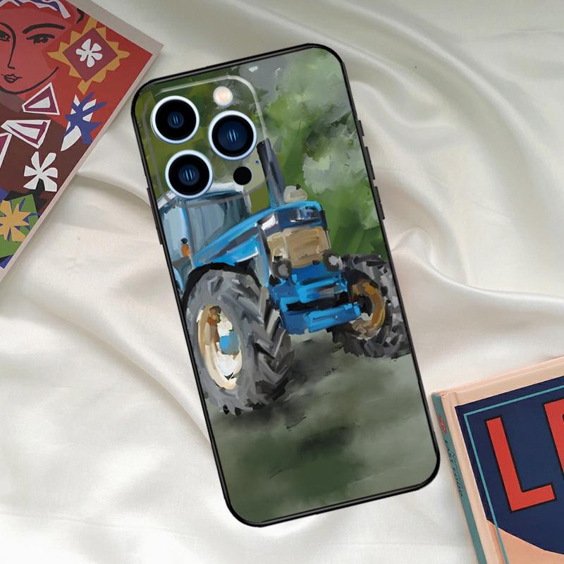 

Farm Vehicle Tractor Phone Case For iPhone 15 14 12 11 13 16 17 Pro Max 15 16 Plus 13 Mini 16e 17 Air Funda Cover iPhone 11Pro MAX