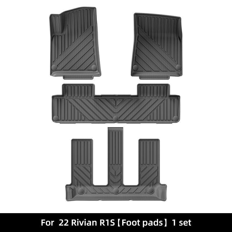 Rivian R1S 2022-2024 TPE Floor & Trunk Mats