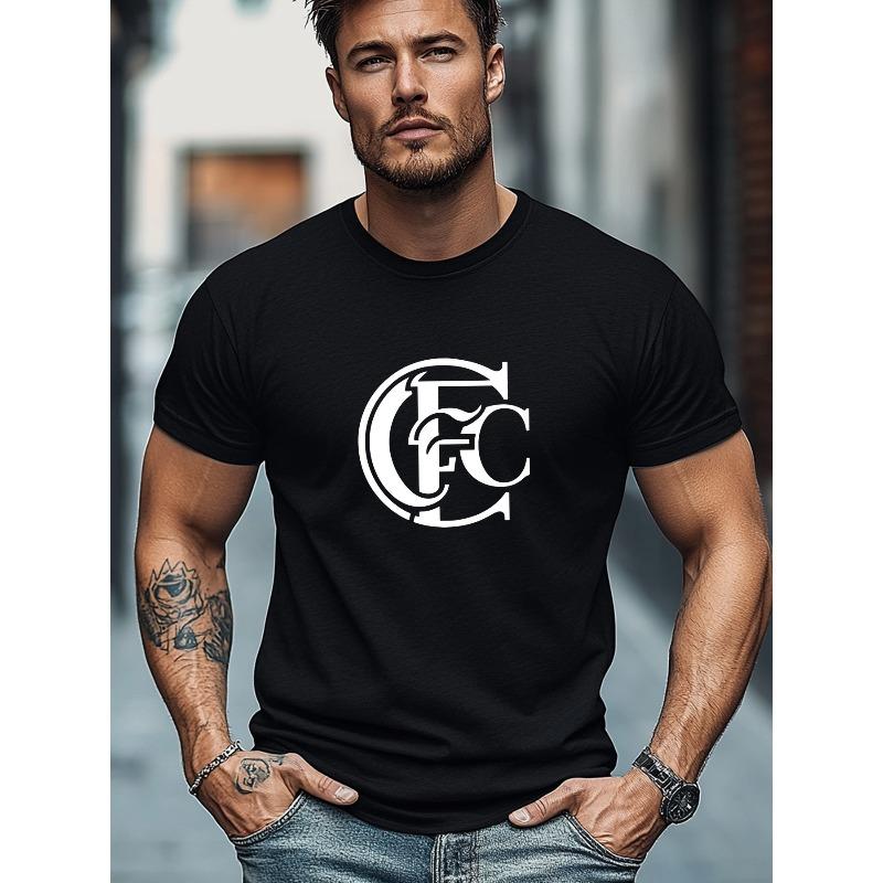 Men'S Graphic Summer Casual Crew Neck T-Shirt - Breathable Regular Fit for  Leisure Clothing | Casual Style | Comfortable Fit