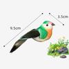 1Pcs Cute Artificial Birds Fake Foam Animal Simulation Feather Birds Models Tit Diy Craft Home Garden Ornament Decoration