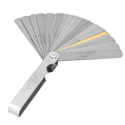 2pcs 32 Blades Valve Thickness Gauge Metric 0.04-0.88mm Feeler Gauge  Valve Adjustment
