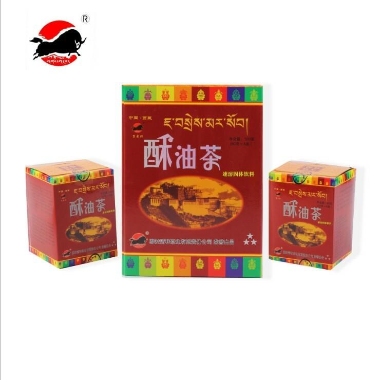 Sheng Gang Instant-Tee aus Tibet, Originalgeschmack, gesalzene Yakbutter, 320g Packung