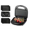 3-in-1 Non-stick Sandwich, Waffle, and Grill Maker with Detachable Plates