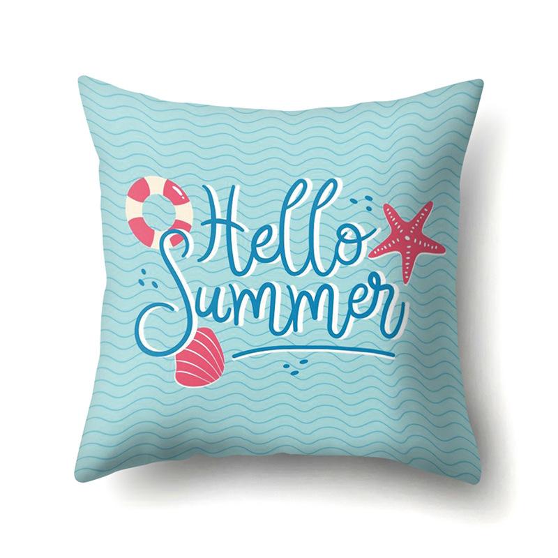 Polyester Pillowcase Automobile Decoration Home Printed Pillowcase