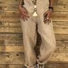 Combinaison pour femmes, couleur unie, réglable, Streetwear, pantalon Long, sans manches, col carré, barboteuse pour usage quotidien