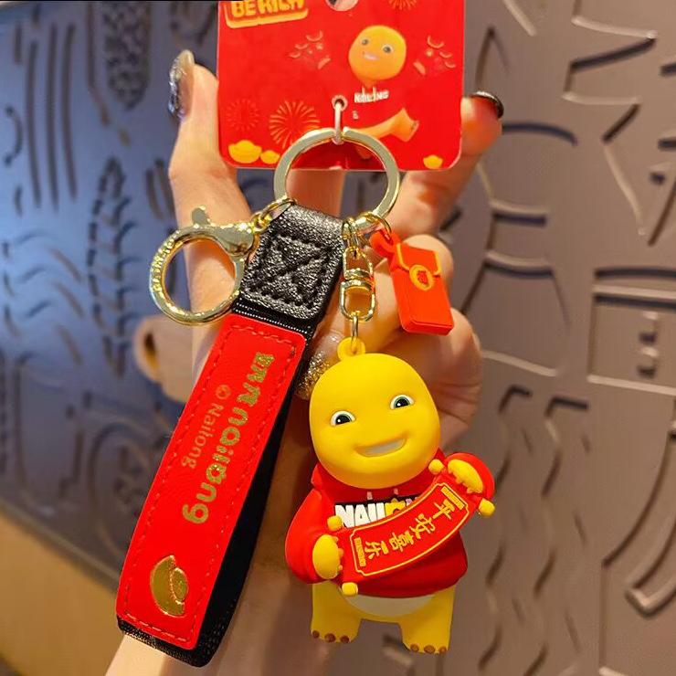 

Оригинальный декомпрессионный брелок в виде молочного дракона, выдувающего пузыри - милая 3D игрушка для рюкзаков, для женщин и мужчин Individually Packaged