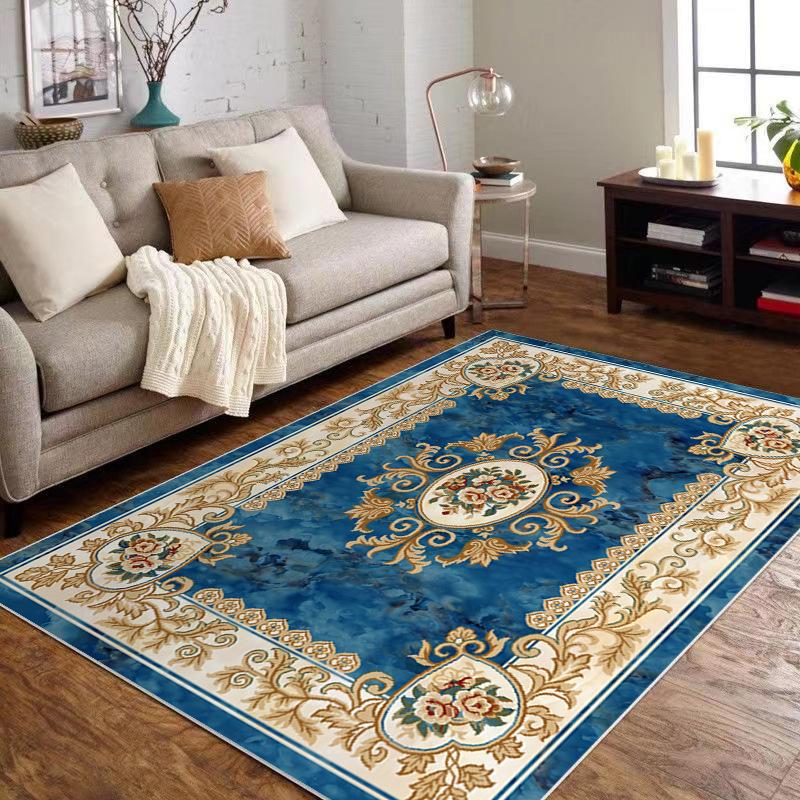 Persian Carpet, Bohemian Ethnic Style, Living Room Fully Carpeted, Office Floor Mat Can Be