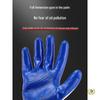 Durable Waterproof Anti-Slip Latex Work Gloves for Construction