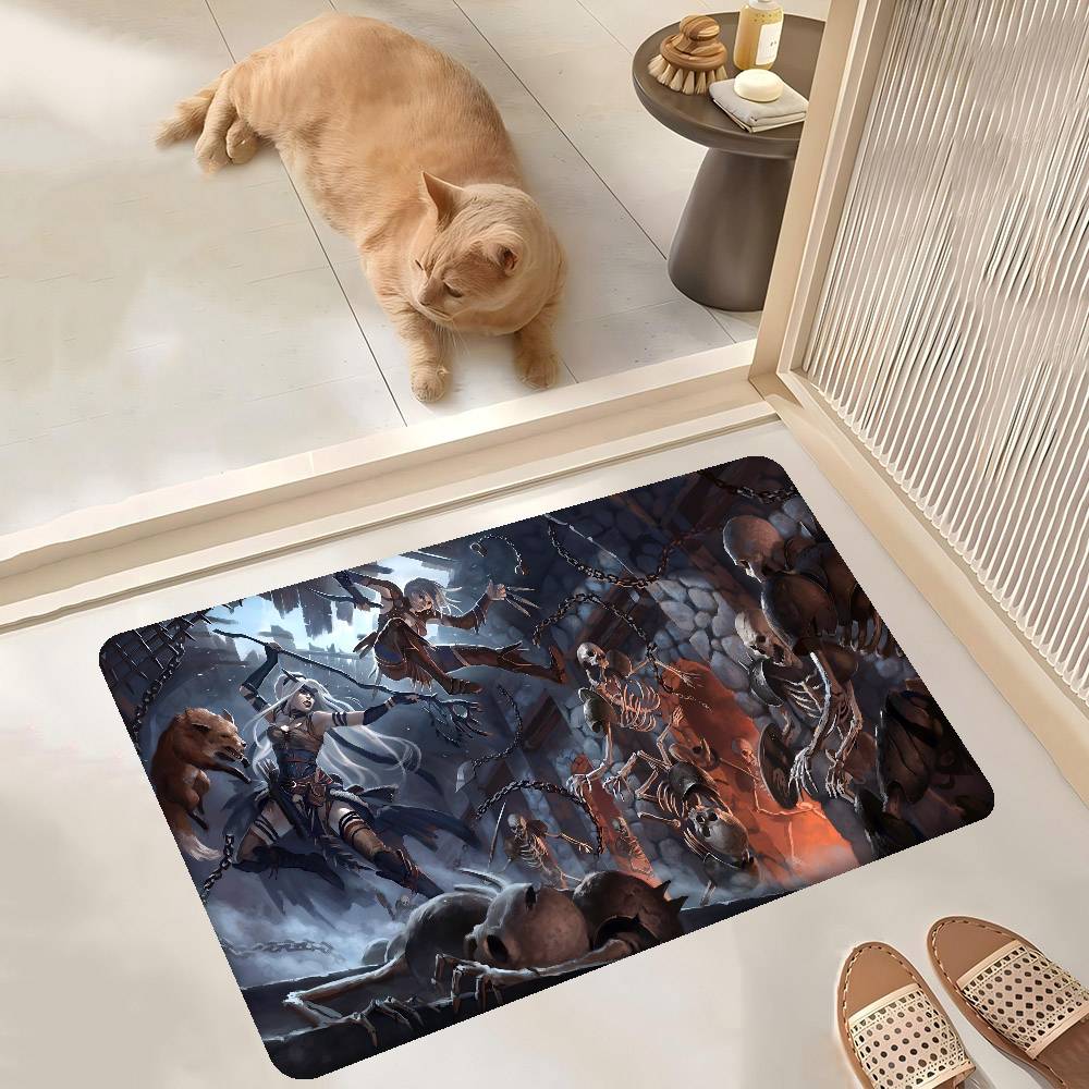 Dungeons And Dragons Vstupní rohožka Skandinávský styl Domácí rohožka Koupelnové-toaletní rohožky Dekorace ložnice Hotelová rohožka