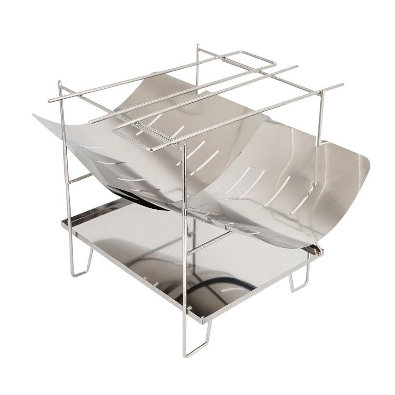 Ultra-Light Foldable Portable Barbecue Fire Pit and Stove