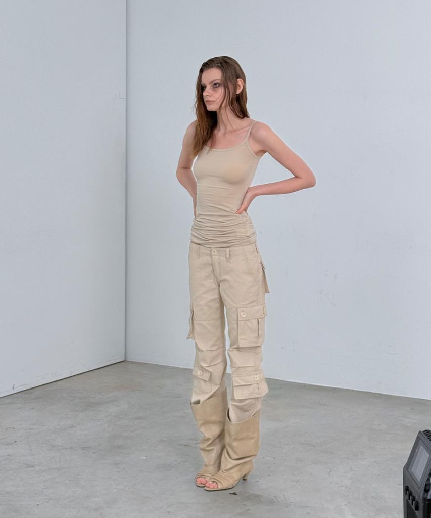 ODOR Range Cargo Pants - Beige