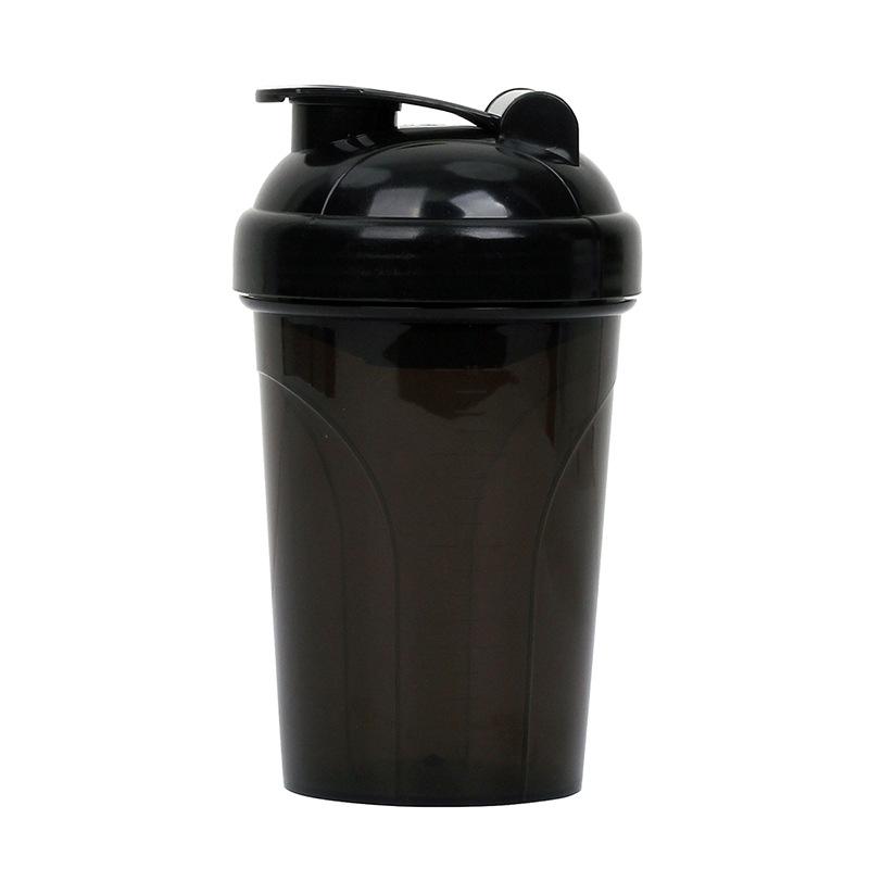 Cup Milkshake Protein Powder Portable Stirring Scaling Kettle Shaker Cup 500ml чёрный