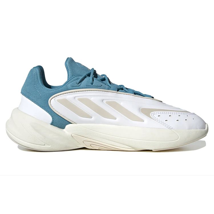 adidas Originals Ozelia Fabric Classic Retro Sports Slip-Resistant Durable Low-Top Lifestyle Casual Shoes Unisex Sneaker White Blue GY9978