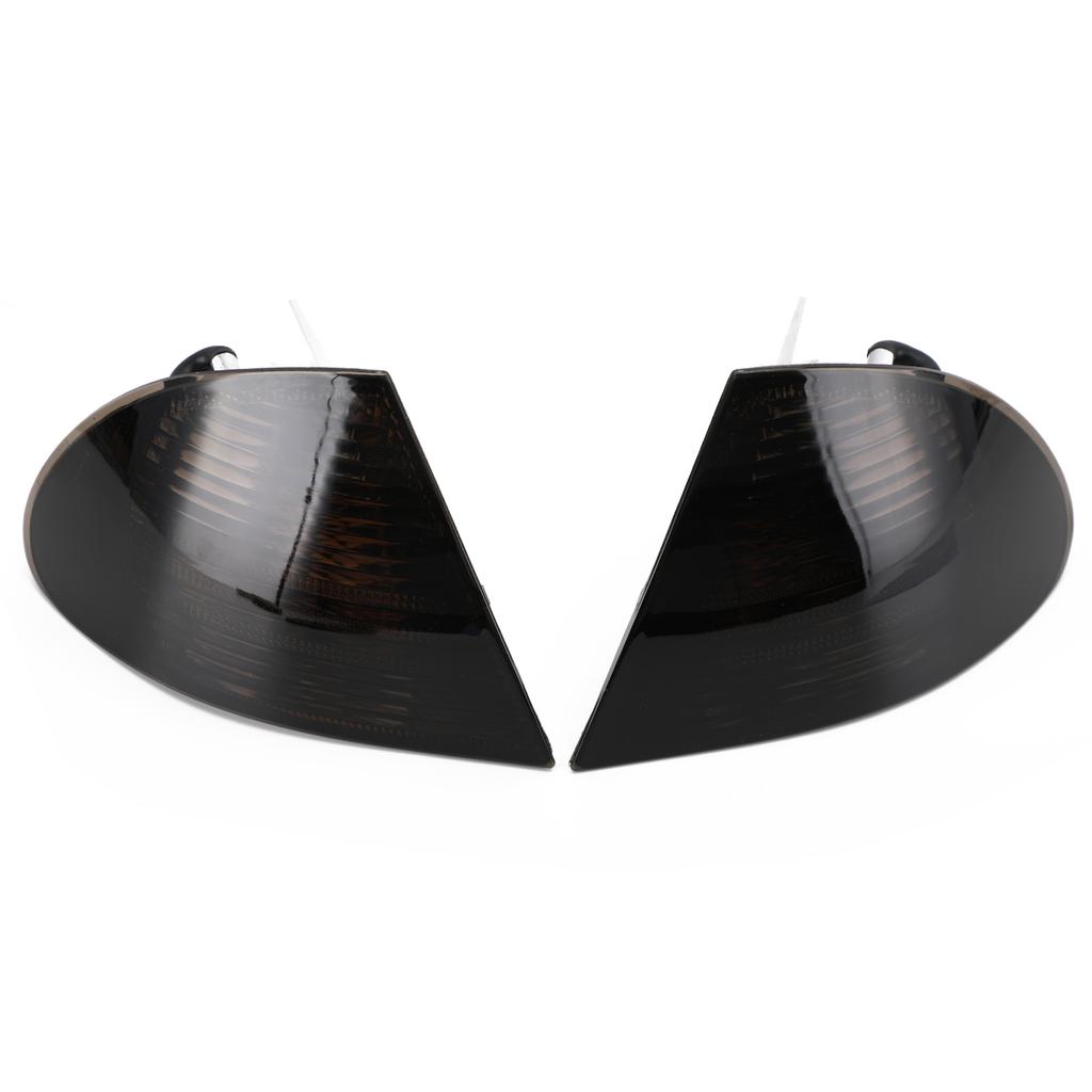 Pair Gray Corner Side Light For BMW 3 Series E46 98-01 Sedan 63136902766