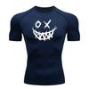 Men's Summer Casual Compression T-Shirts Perfect for Fitness Training High Elasticity Sweat Absorbing Tight Fit Comfortable and Breathable