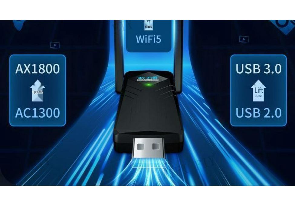 WiFi 6 Gaming Wireless Network Card - Dual-Band 5G Receiver for Desktop PCs