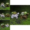 Resin Tortoise Planter With Garden Miniature For Indoor Decor And Giftgiving