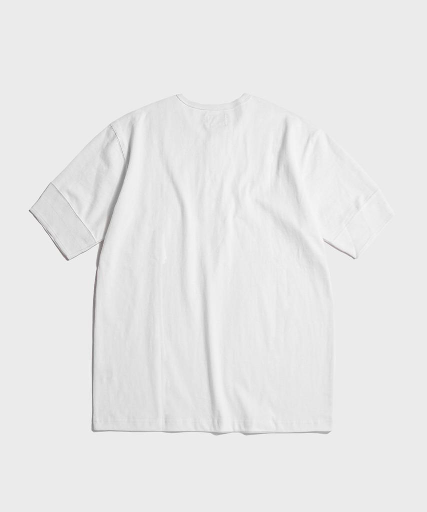 Beulonseun Vintage Short Sleeve Henley Tee White