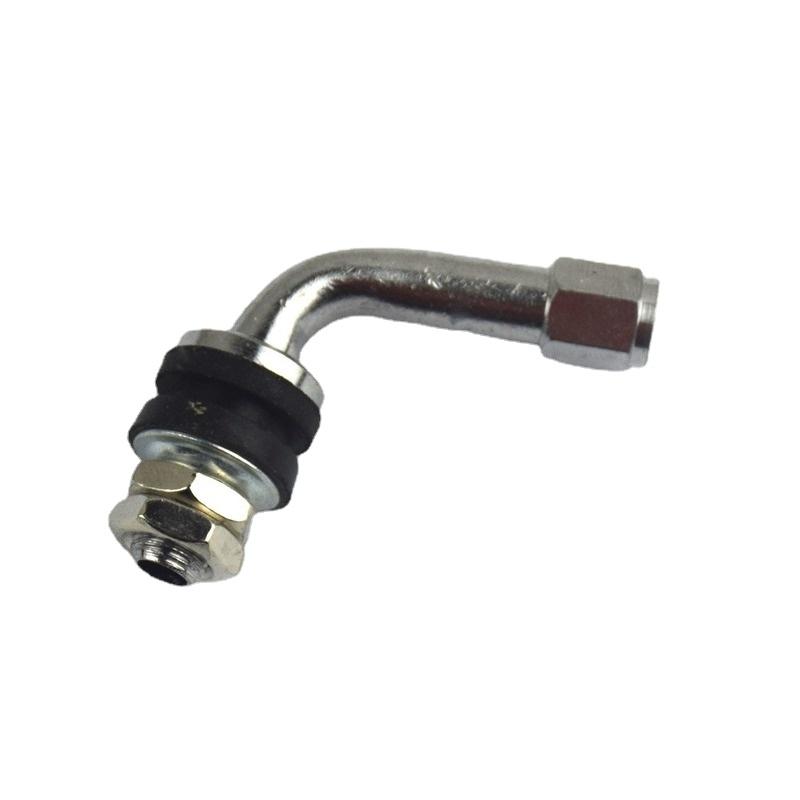 2Pcs 90/45 Degree Angle Car Motorcycle Wheel Tire Vacuum Valve Stems Tyre Extension Bolt Motorbike Accessories Valve Stems 1