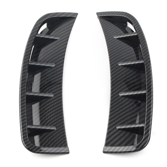 Auto Frontseiten-Lüftungsgitter Kotflügel ABS Carbonfaser-Optik Für Mercedes-BENZ A-Klasse W177 A200 A250 A220 A35 AMG Sport