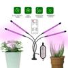 40W 80LEDs Grow Light with Blue Red Light Bulbs 4/8/12H Timer 9 Brightness Leves for Indoor Plant