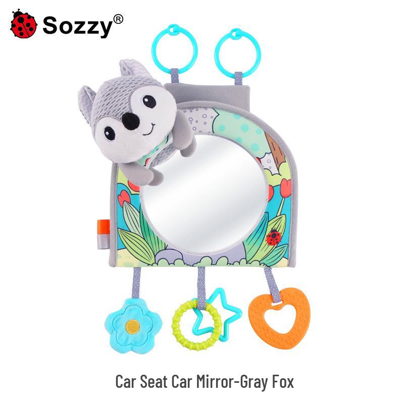 

Sozzy Soothing Funhouse Mirror: Newborn Gift & Stroller Toy