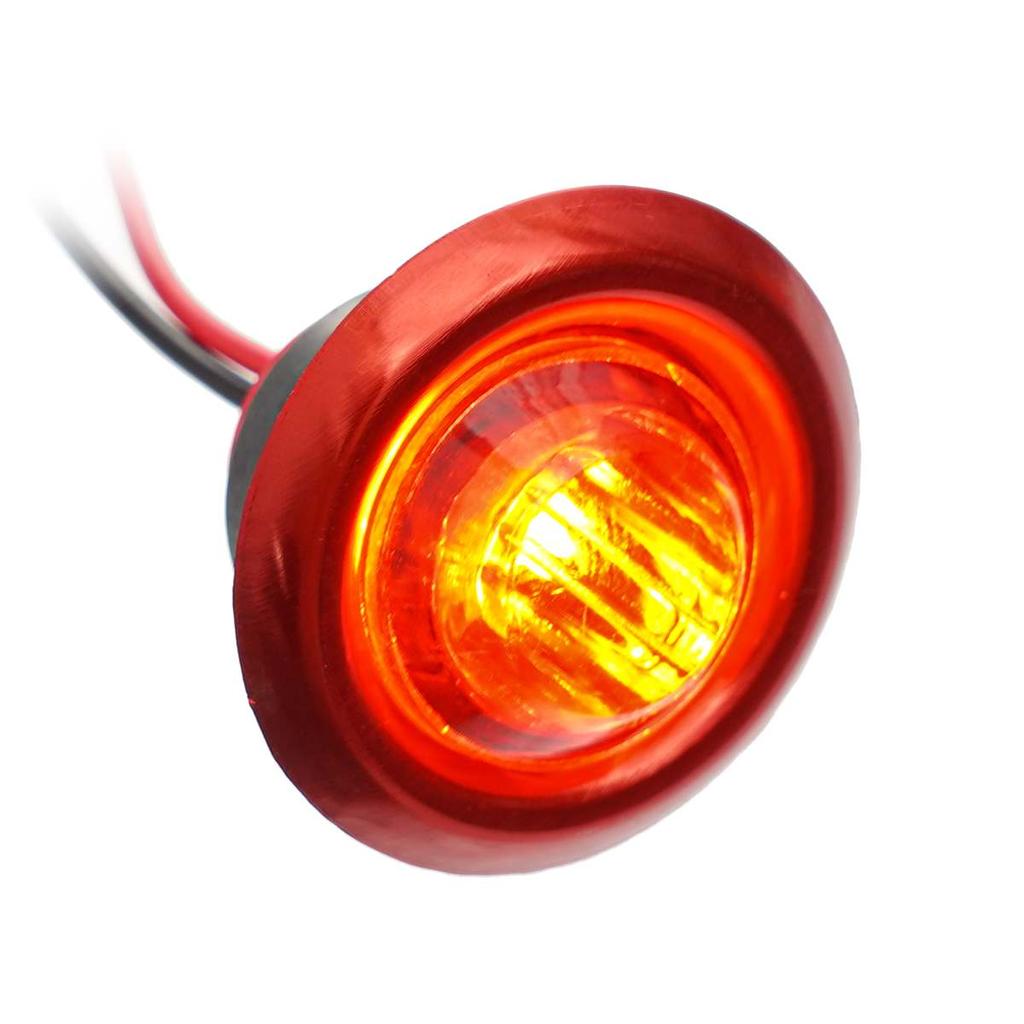 12V 24V LED Side Marker Light Auto Trucks Lorry Trailer Bus Tail Brake Lamp Car Warning Lamp Turn Signal Indicator Lighting