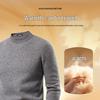 Futing Men's 100% Merino Wool Round Neck Sweater