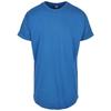 T-shirt - Urban Classics - Long Shaped Turnup Tee - Bleu - 100% Coton - Coupe Loose