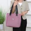 Waterproof Nylon Tote Bag Multiple Pockets Large Capacity For Work School Shopping Daily Use