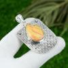 Natural Maligano Jasper Gemstone Pendant 925 Sterling Silver Jewelry For Women