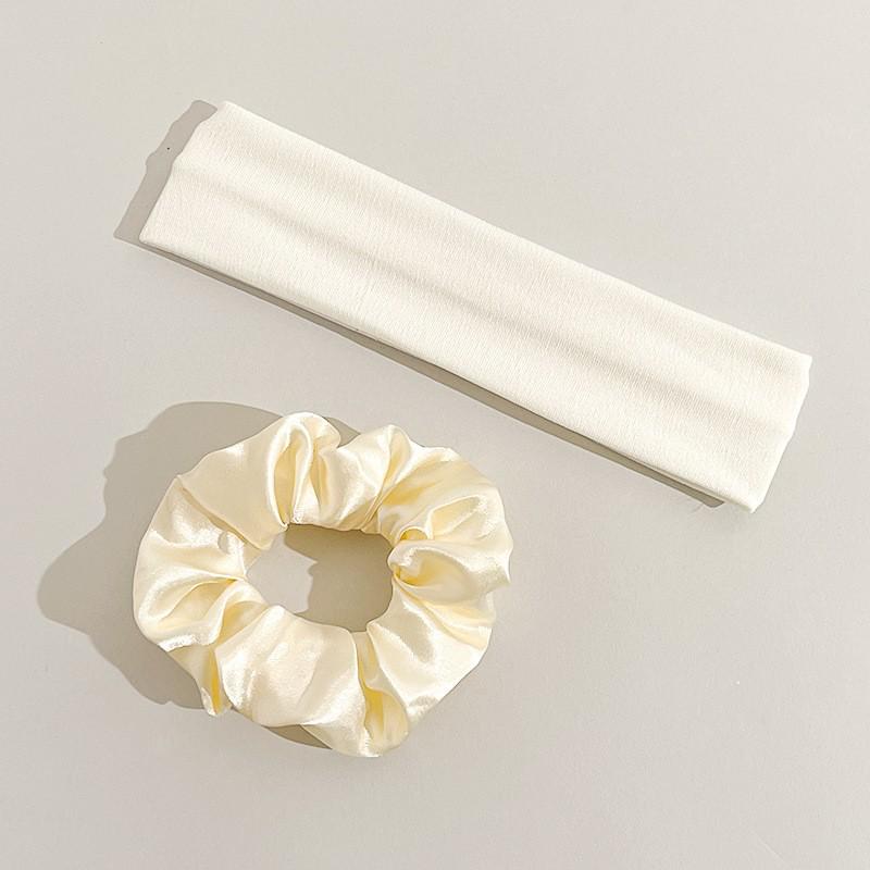 Minimalistyczny Zestaw Sportowych Opasek do Włosów i Gumek Scrunchie o Wysokiej Elastyczności do Biegania i Jogi Akcesoria do Włosów