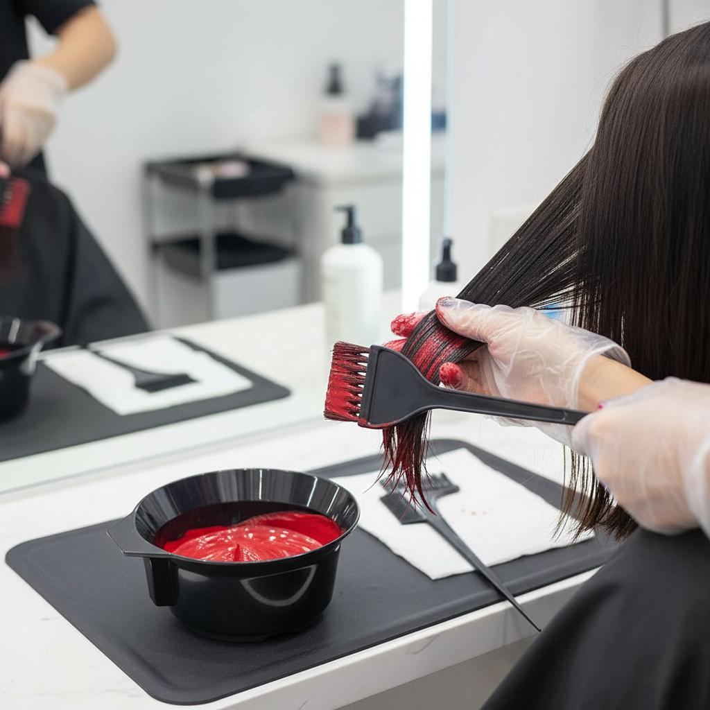 Hair Coloring Set Brush and Bowl Dyeing Bowl