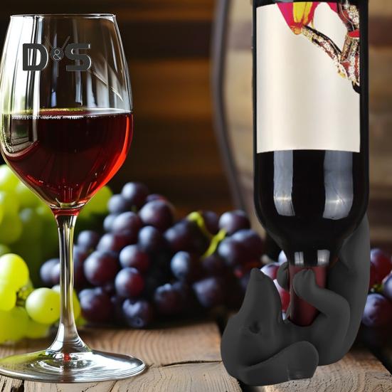 Dackel-Weinflaschenhalter, PLA-Hundefigur, Bierflaschen-Ausstellungsstand, Organizer-Rack, Home, Küche, Bar, Esstisch, Schreibtisch-Dekoration