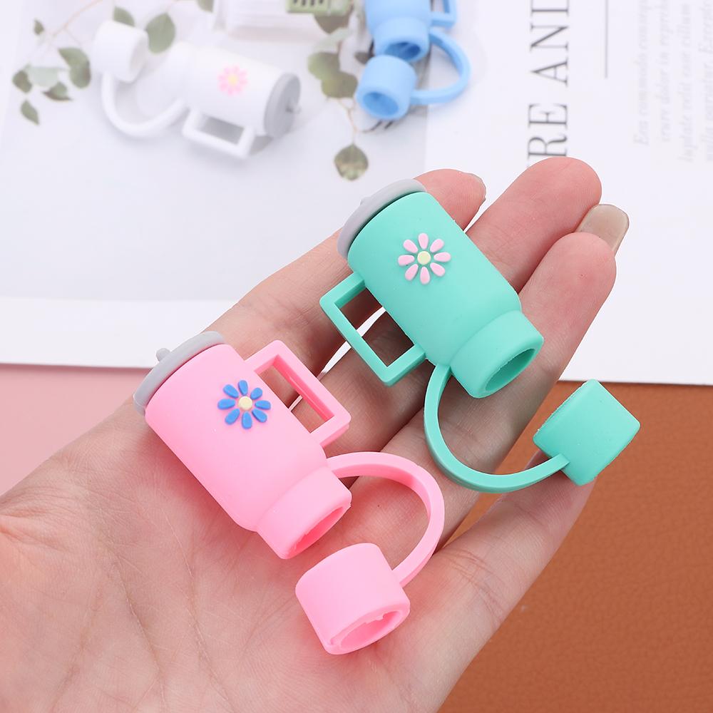 Vzduchotěsné koncovky brček Odolné proti stříkající vodě Příslušenství k pohárům Silikonová zátka brčka Pítko Prachovka Krytka brčka