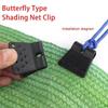 100pcs Shade Cloth Clips Shade Fabric Clamps Grommets For Net Mesh Cover Sunblock Fabric In Garden Backyard Greenhouse