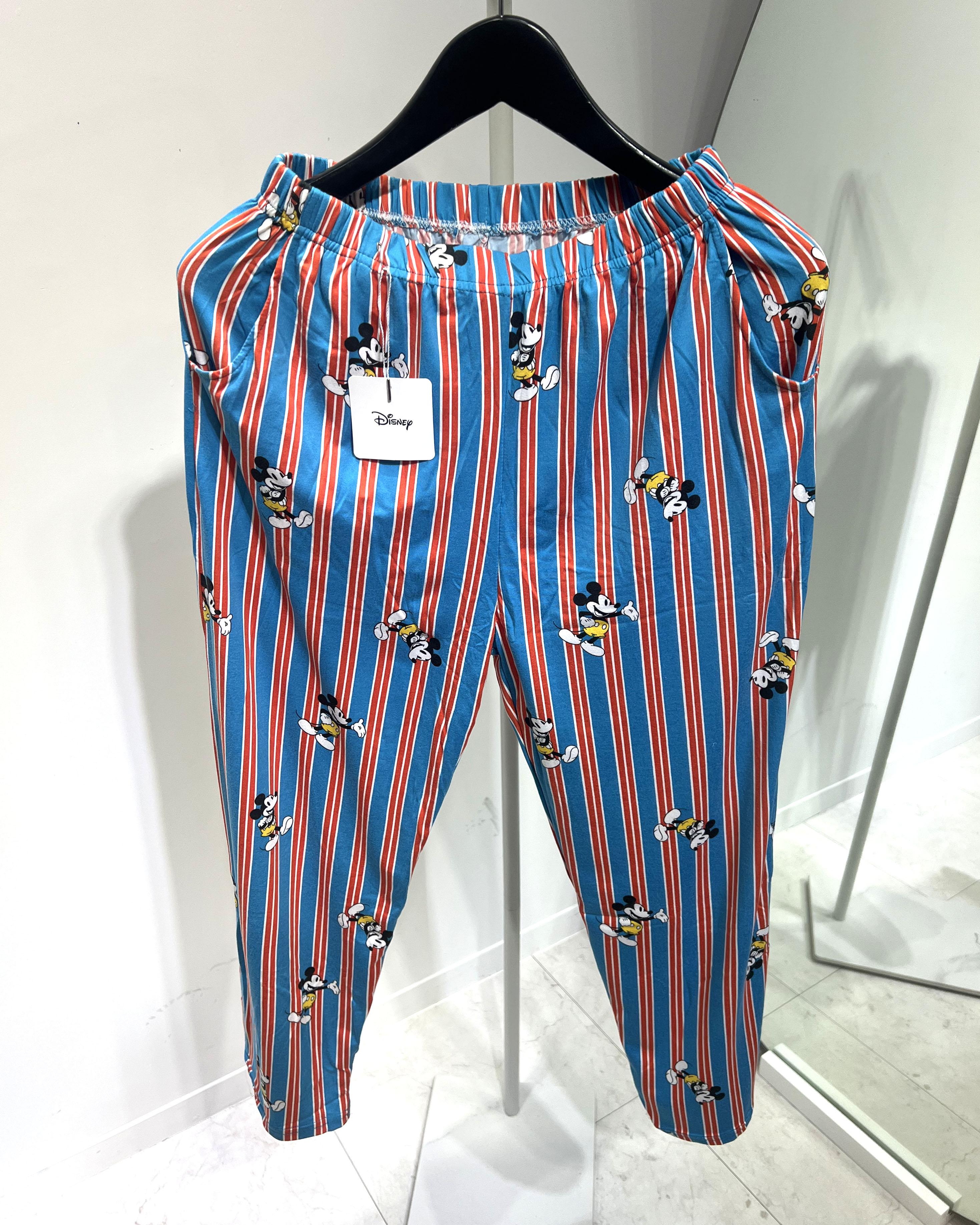 Трехцветные эластичные пижамные штаны Микки Маус ONE SIZE