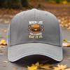 Burger Eat It Funny Quote Baseball Cap Cotton Adjustable Casual Black Hat for Unisex Women