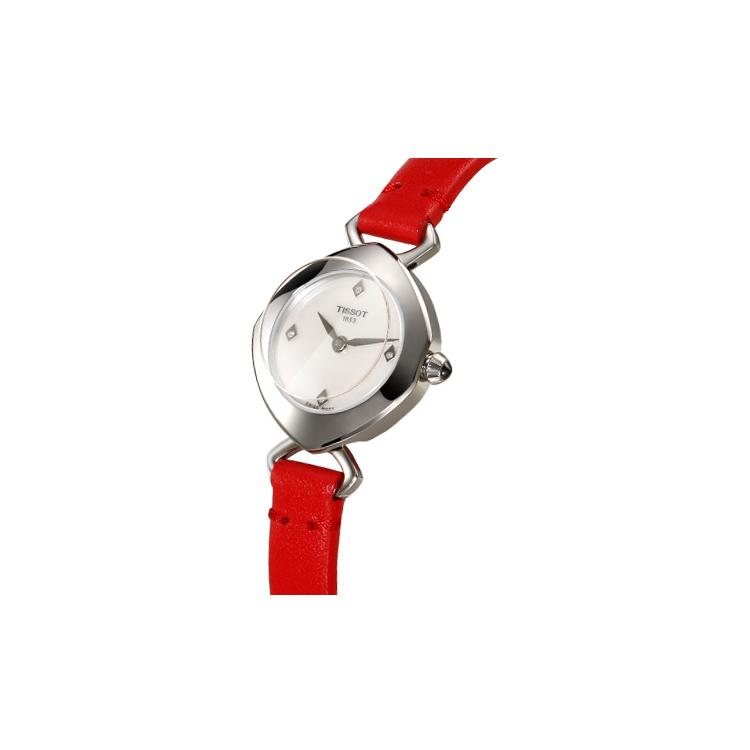 Tissot Yiting Collection Quartz Movement 30m Water Resistance Women's Watch 22.58*24.8mm White Dial T113.109.16.116.00