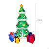 Inflatable Christmas Tree with LED Light Star Treetop for Wedding Lawn Patio