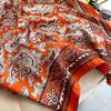 High-quality Luxurious Silk Scarves Headband Scarfs Neck Scarf For Women Chain Silk Scarf Women's Decorative Shawl