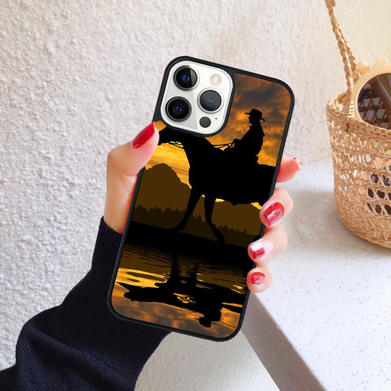 Extreme Sport Rodeo Cowboy Phone Case for iPhone 17 Air 16 15 14 12 13 PLUS 11 PRO MAX Back Cover Fundas Shell