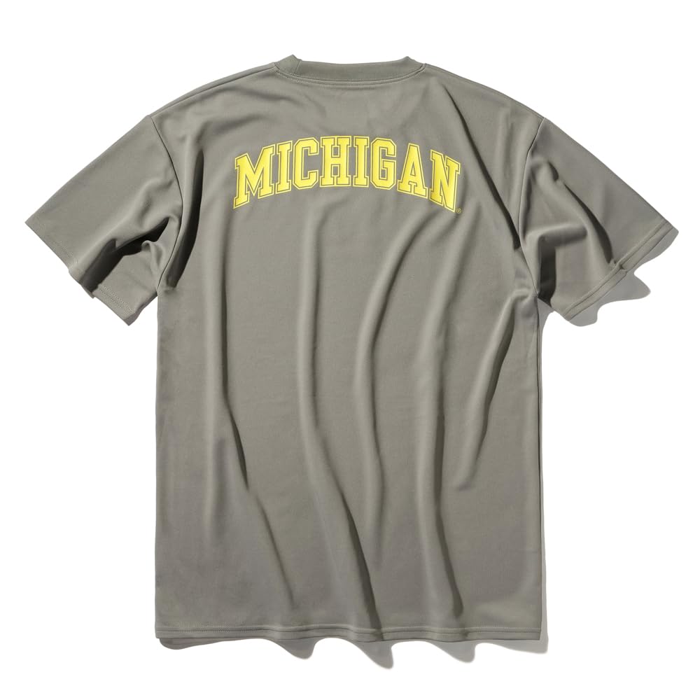 Spalding Michigan Arch Logo Back Stone T-Shirt, Medium, SMT25026M